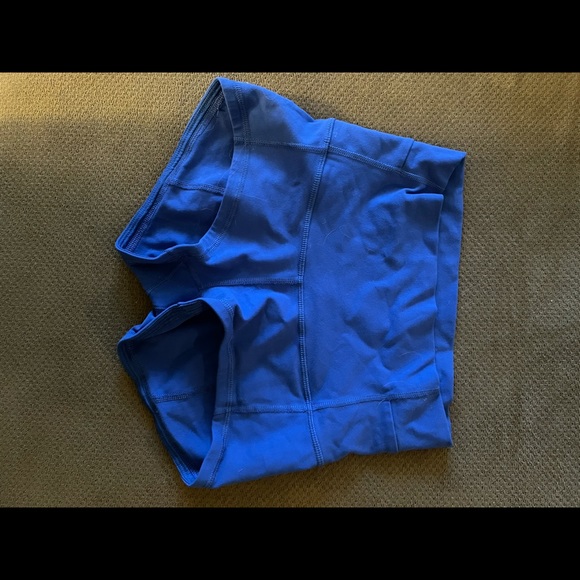 lululemon athletica Pants - Lululemon size 4 shorts blue